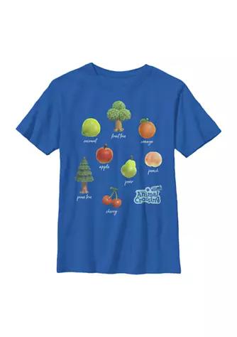 Nintendo Boys 4 7 Fruit And Trees Graphic T Shirt