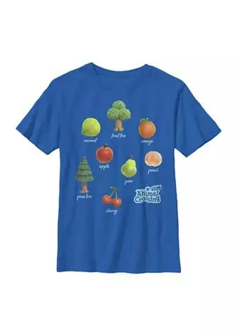 Nintendo Boys 4 7 Fruit And Trees Graphic T Shirt 1