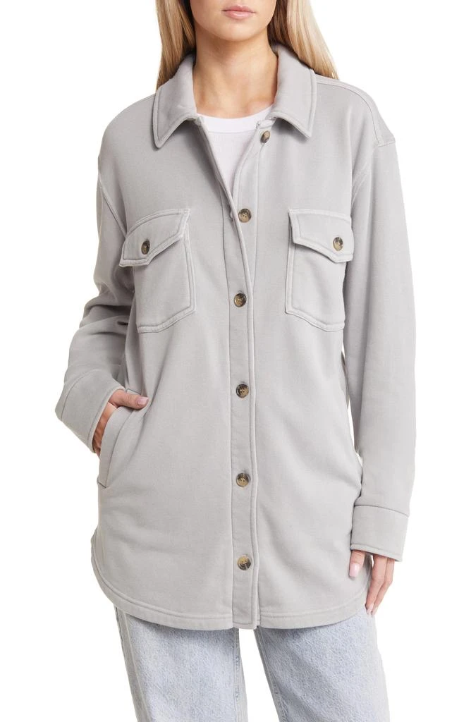 Thread & Supply Longline Sweatshirt Knit Shacket 4