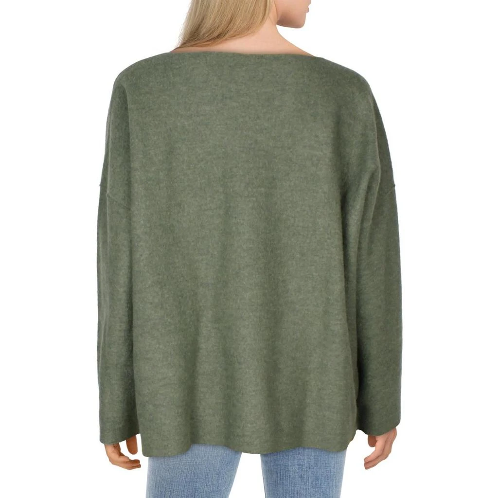 Madeleine Thompson Womens Long Duster Cardigan Sweater 2