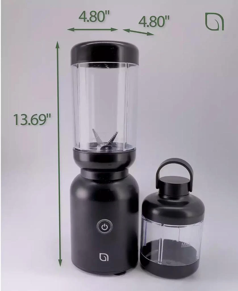 Willow Kitchen Warrior Countertop Blender - Powerful Motor, Versatile, Blend and Go with Straw or Storage Lid. 5