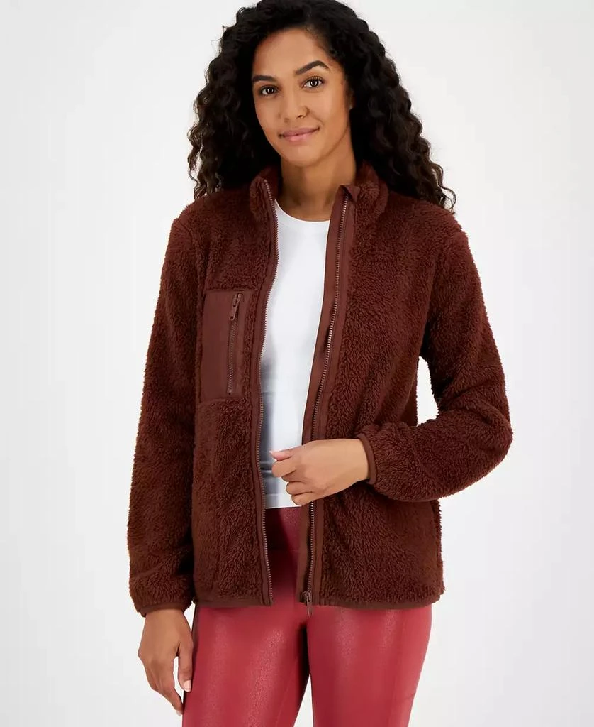 ID Ideology Women's Sherpa Jacket, Created for Macy's 1