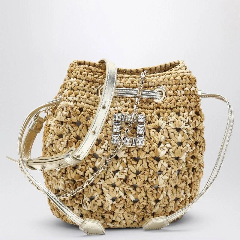 Roger Vivier Roger Vivier Bucket Bag Très Vivier In Crochet 4