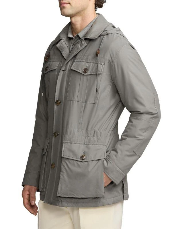 Ralph Lauren Hartridge Silk Hooded Field Jacket 3