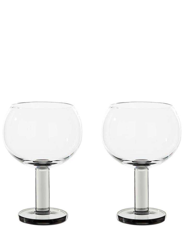 TOM DIXON Set Of 2 Puck Balloon Glasses