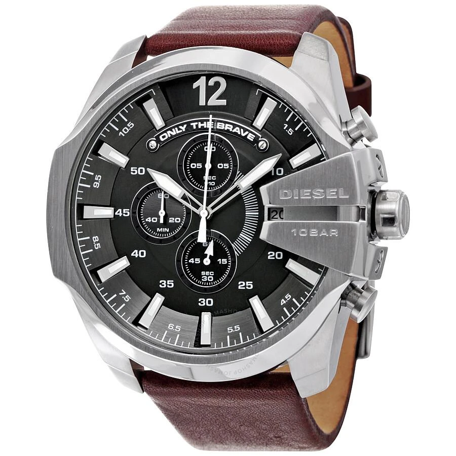 Diesel Mega Chief Chronograph Grey Dial Men's Watch DZ4290 1