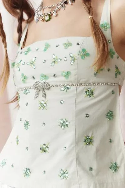 Kimchi Blue Kimchi Blue Dorothy Embellished Open-Back Apron Tank Top 3