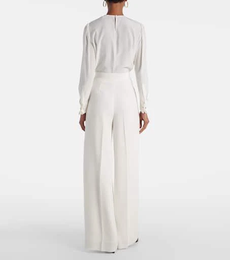 Max Mara Manetta high-rise cady wide-leg pants 3