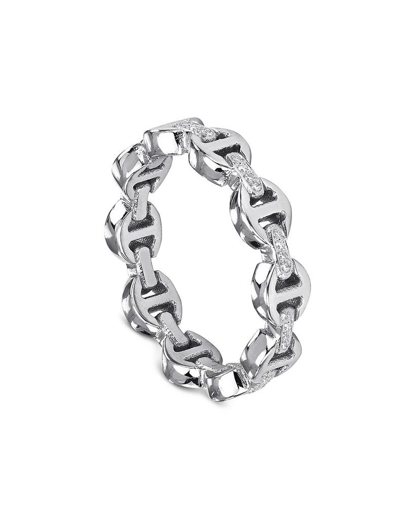 Hoorsenbuhs 18K White Gold Heritage Diamond Micro Dame III Ring 1