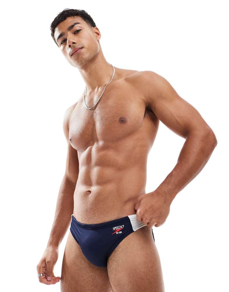 Speedo Speedo Swim bottoms 2'' colourblock swim brief in peacoat