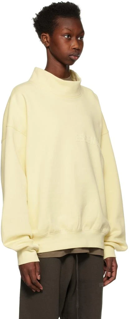 Essentials Yellow Mock Neck Sweatshirt 2