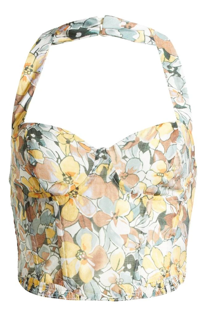 ASTR Halter Bustier Crop Top 4