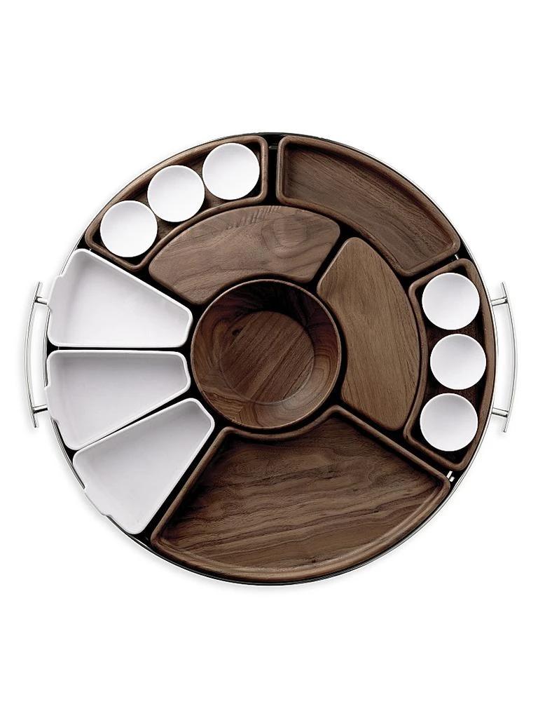 Christofle Mood Asia Stainless Steel Serving Tray Set 2