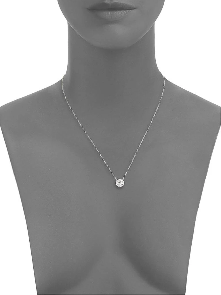 Hearts On Fire Fulfillment Round Diamond 
White Gold Pendant 2