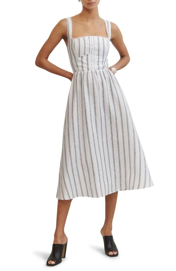 Reformation Tagliatelle Linen Dress 1