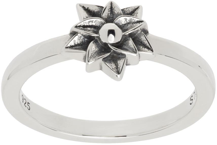 Stolen Girlfriends Club Silver Mini Bloom Ring
