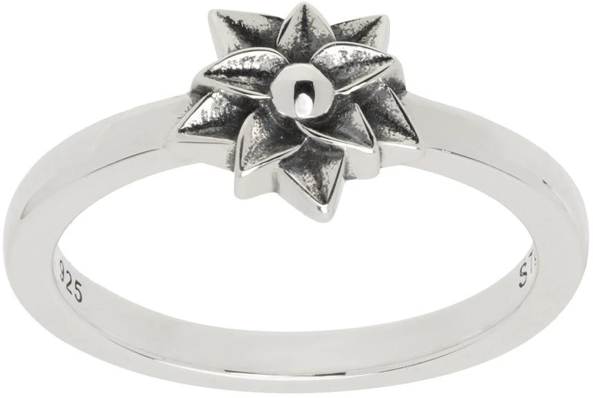 Stolen Girlfriends Club Silver Mini Bloom Ring 1