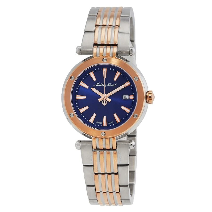 Mathey-Tissot Neptune Quartz Blue Dial Ladies Watch D912RBU 1