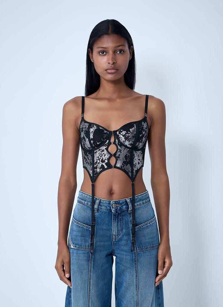 Diesel Diesel Megan-Utlt Oval D-Plaque Bodysuit - Tops