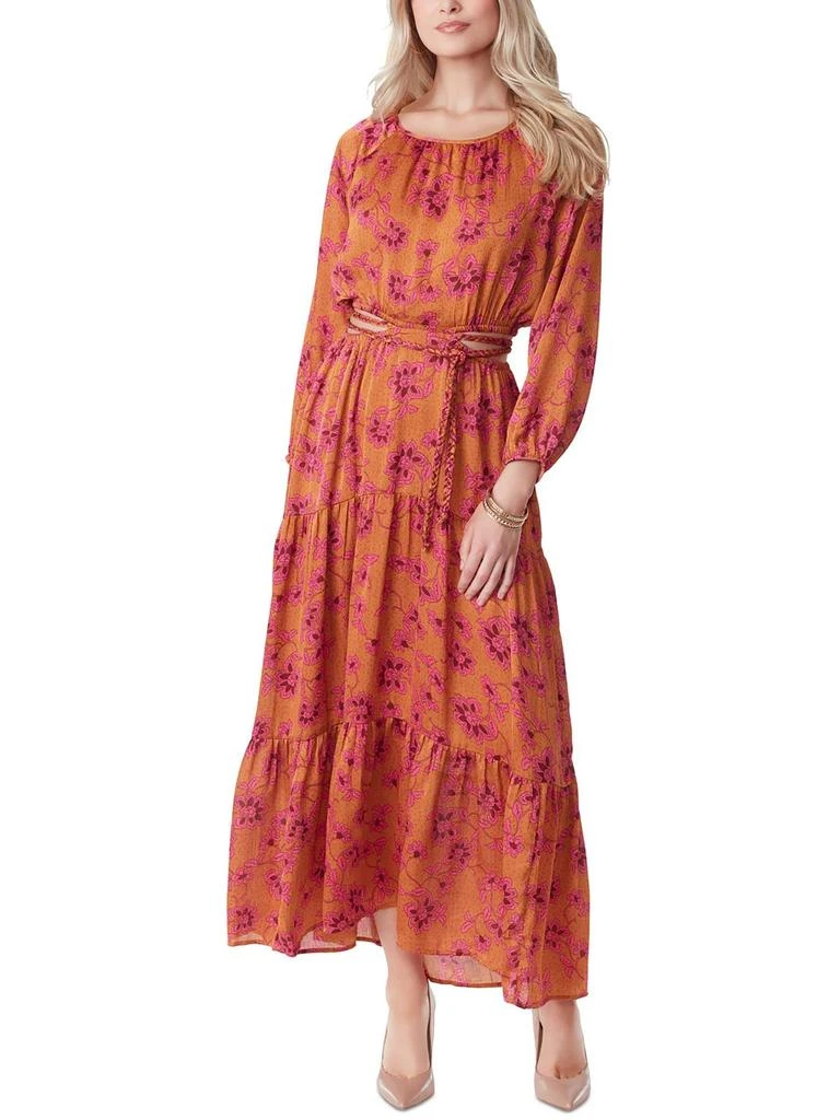 chinese dress ladies Clarice Maxi Dress in Rosebloom Wild Jacobeans