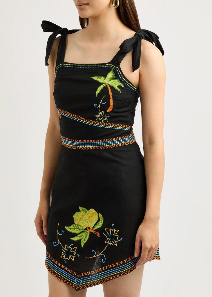 embroidered masoori dress with jamawar trouser English Factory main image 0