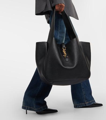 トートバッグ Saint Laurent Black Leather Le 5 A 7 Bea Shopping Bag 0400021635954_BLACK?wid=600&