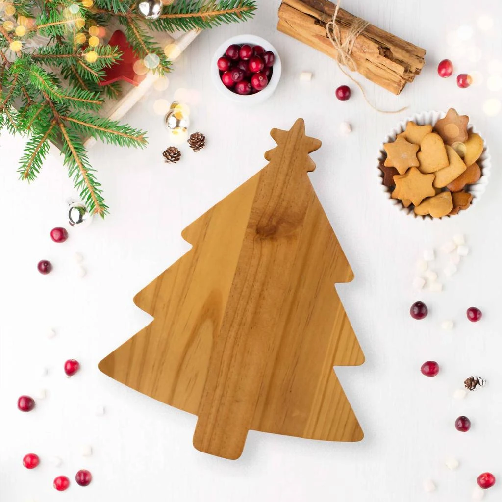 Creative Gifts International Creative Gifts International - Holiday Tree Pine Wood Board - 12.75" x 16" 4