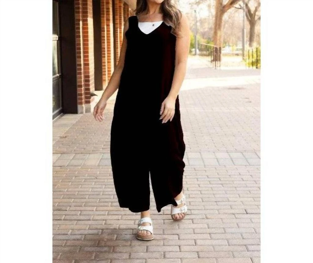 Julia Rose Julia Rose - Vera Relaxed Fit Jumpsuit