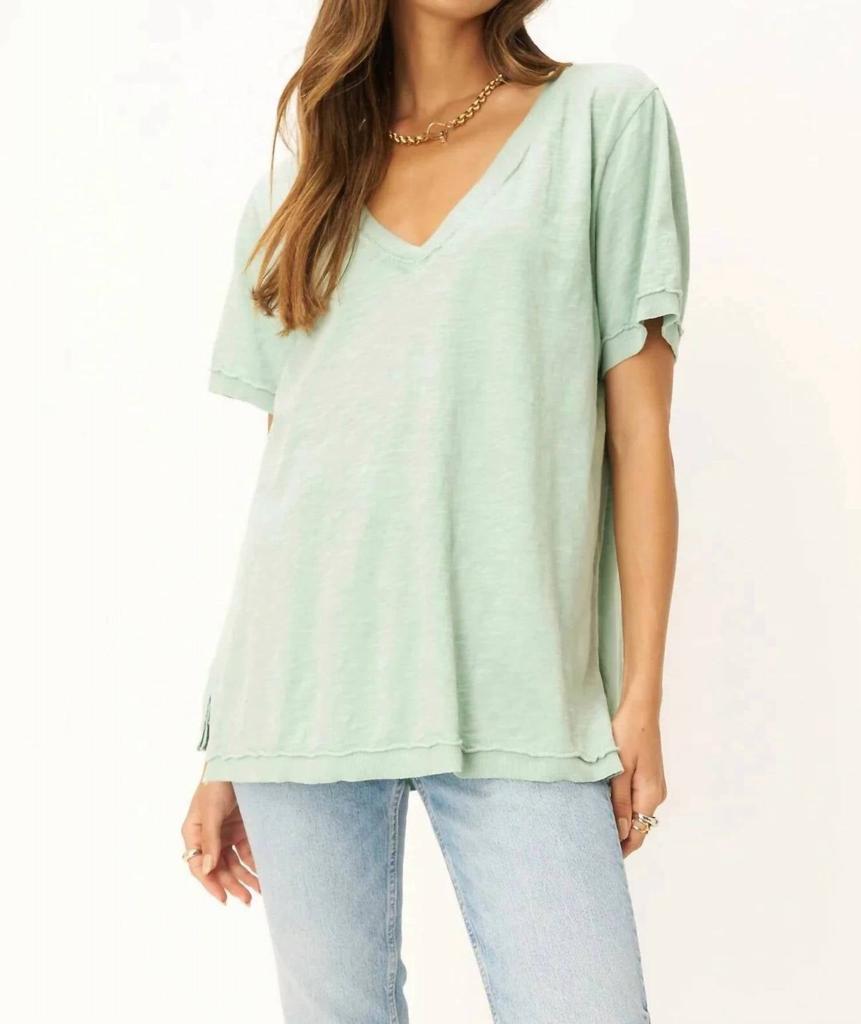 Project Social T Project Social T - Knockout V Neck Tee By Project Social T Endless Sky