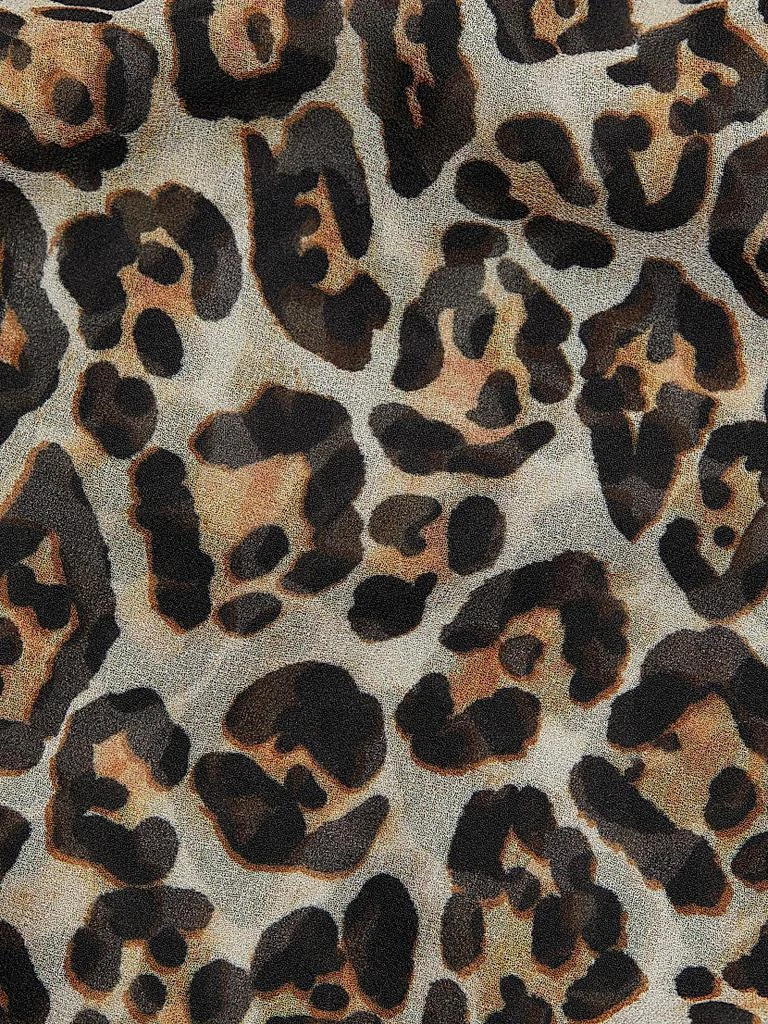 Ronny Kobo Carlotta Leopard Tieneck Minidress 7