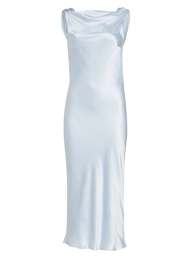 The Bar Silk Open-Back Dress 1