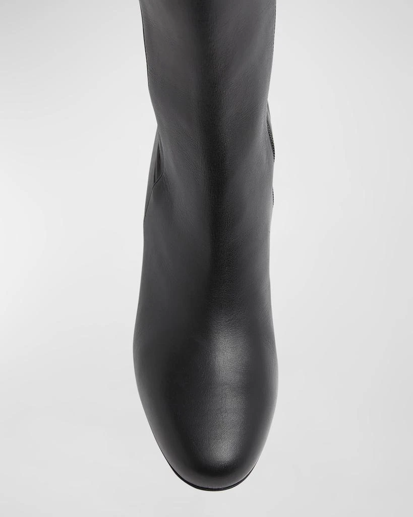 Christian Louboutin Jane Leather Red Sole Knee Boots 4