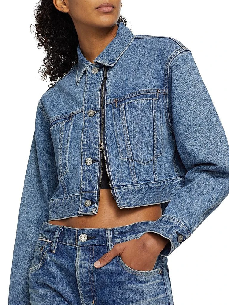 MOUSSY VINTAGE Bayview Denim Crop Jacket 6