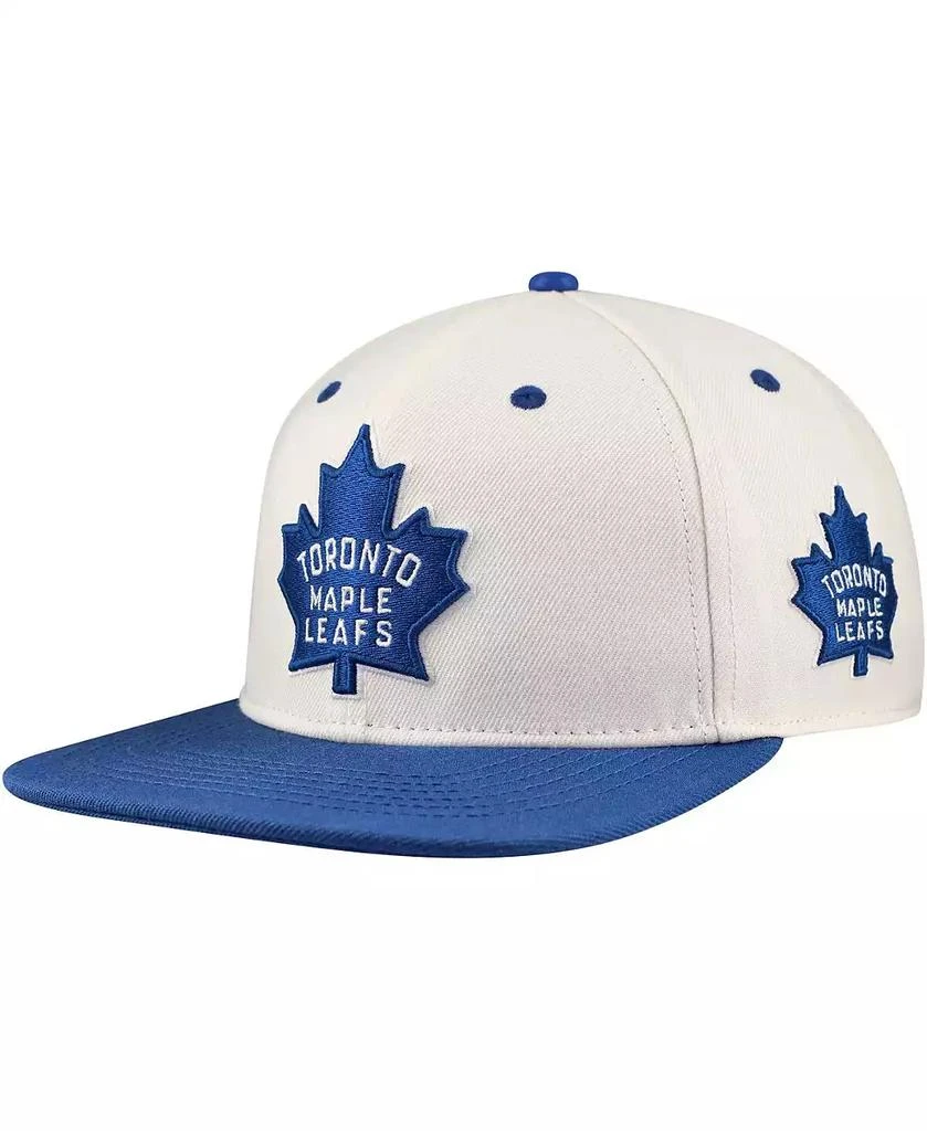 Pro Standard Men's Cream Toronto Maple Leaf's Retro Classic Logo Snapback Hat 1