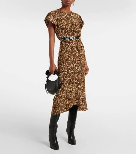 Isabel Marant Teremagd leopard-print silk-blend midi dress 2
