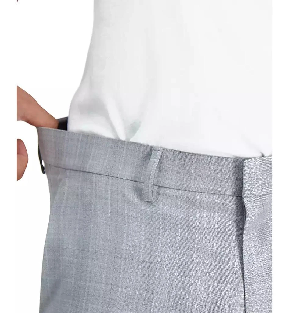 Kenneth Cole Men's Slim-Fit Stretch Check Dress Pants 6
