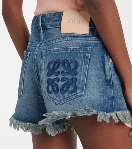 Loewe Paula's Ibiza Anagram denim shorts 5