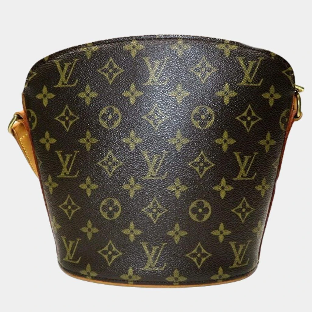 Louis Vuitton Louis Vuitton Brown Canvas Monogram Drouot Crossbody Bag 2