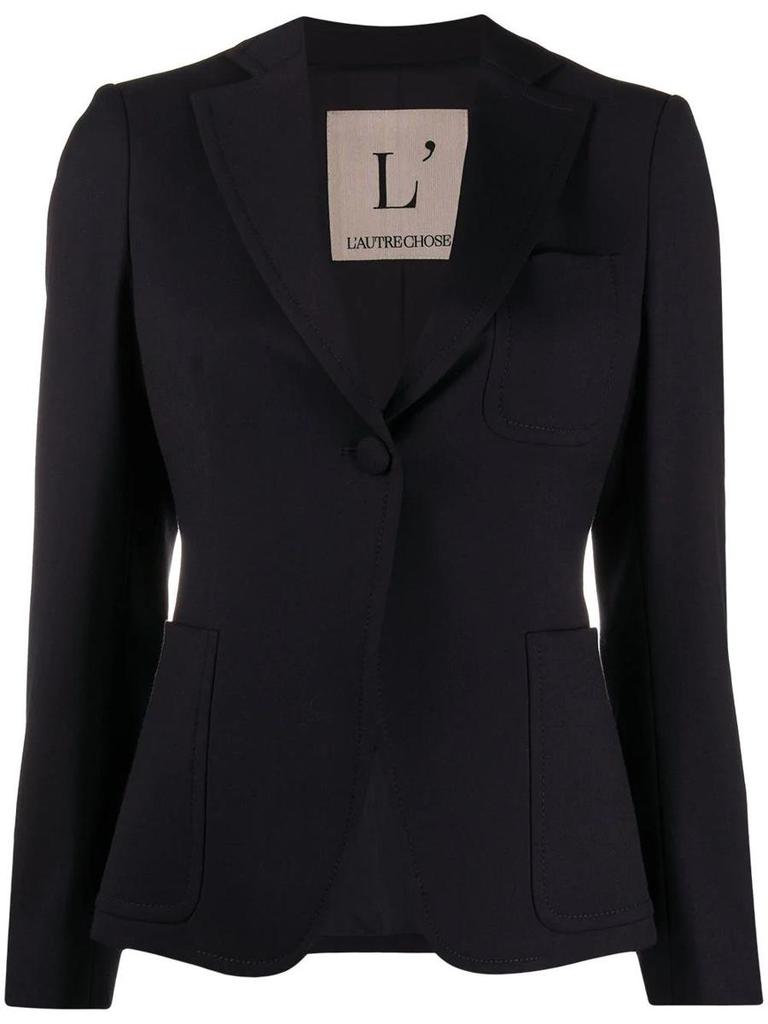 L'AUTRE CHOSE L'Autre Chose Single-Breasted Slim Blazer