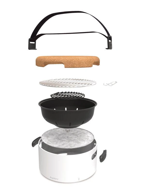 BergHOFF Tabletop White Grill 3