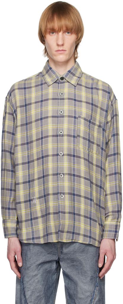 JieDa Beige Oversized Shirt