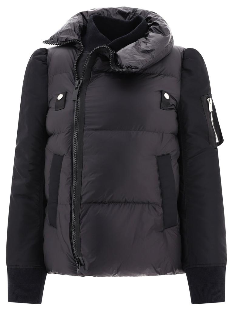 Sacai Sacai Zip-Up Quilted Puffer Jacket - Coats - Free