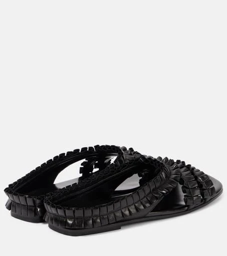Dries Van Noten Ruffled leather sandals 2