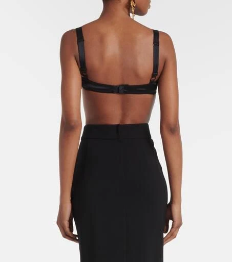 Dolce 
Gabbana Silk-blend satin bra top 3