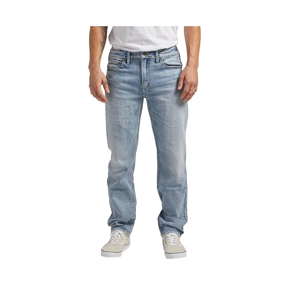 Silver Jeans Co. Men's Eddie Athletic Fit Tapered Leg Jeans 2