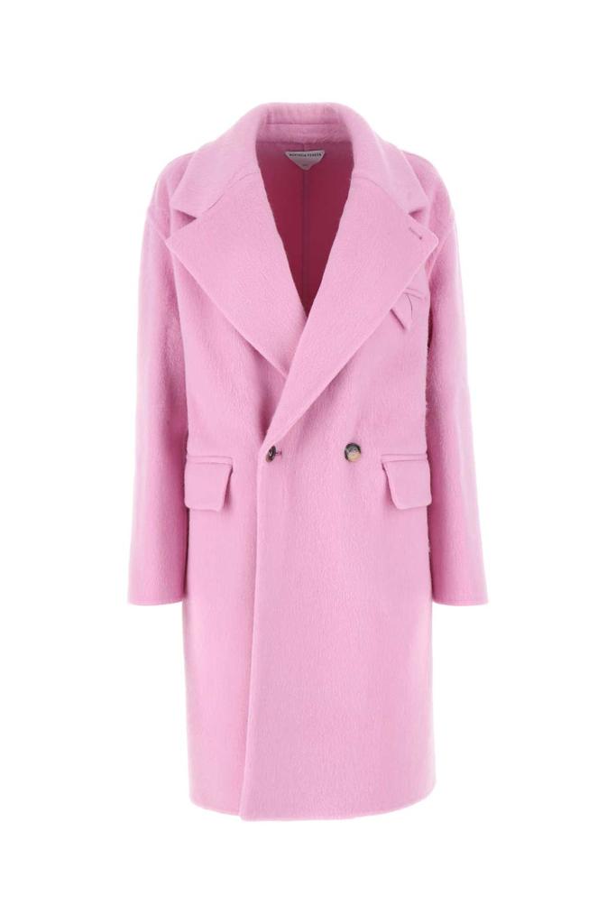 コート BOTTEGA VENETA FW22 Pink wool blend coat (689344V2C90 5600) Bottega Veneta PINK WOOL BLEND COAT - Coats - BeyondStyle