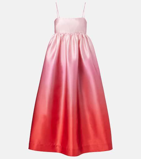 ALÉMAIS Inez ombré satin cocktail dress