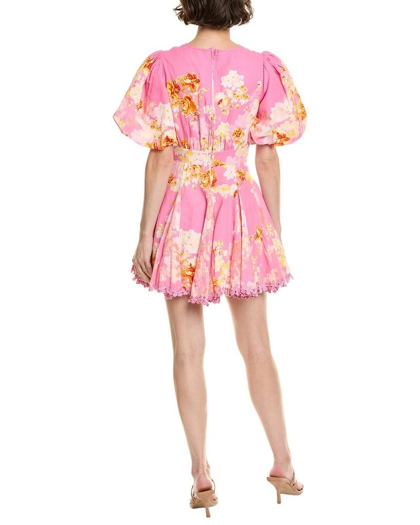Hemant & Nandita Auril Linen-Blend Mini Dress 2