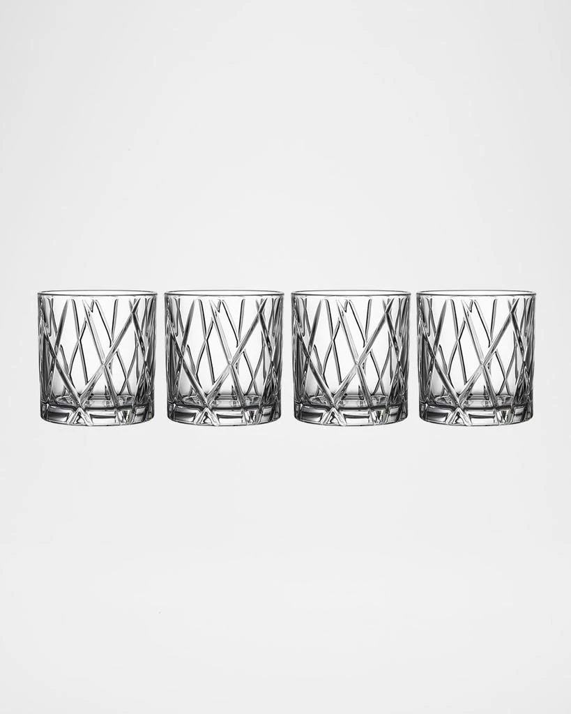 Orrefors City Double Old-Fashioneds, Set of 4 1