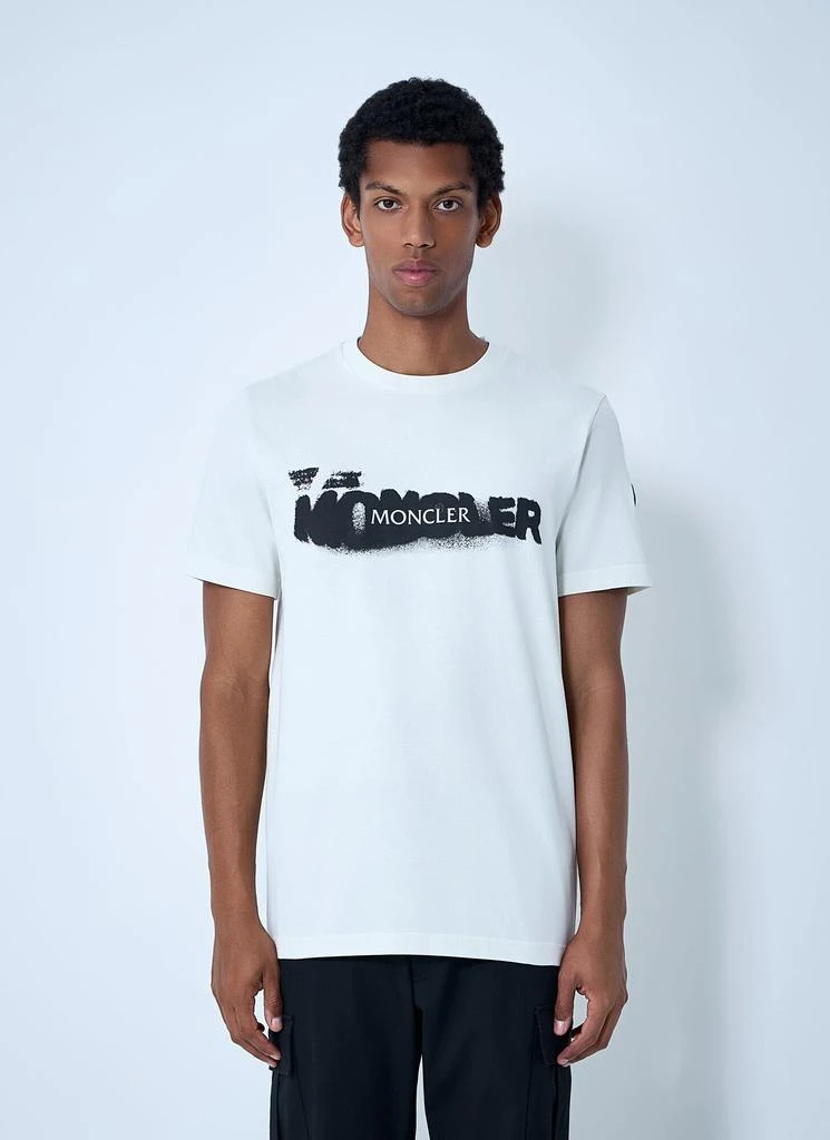 Moncler Logo Motif T-hirt 1